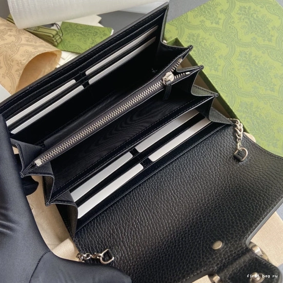 First bag ru mini leather bag Dionysus Gucci chain 0810